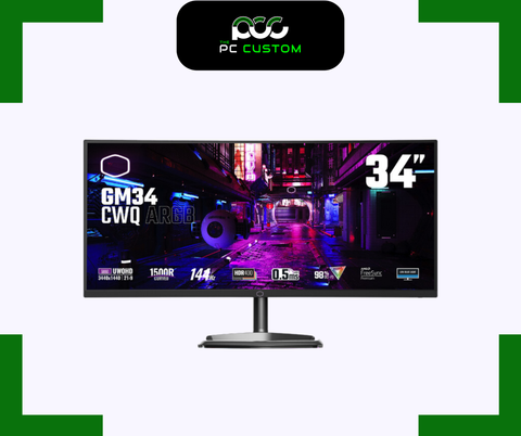  MÀN HÌNH COOLER MASTER GA34-CWQA 34INCH UWQHD VA 144Hz 
