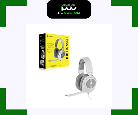  TAI NGHE KHÔNG DÂY CORSAIR HS55 WHITE 