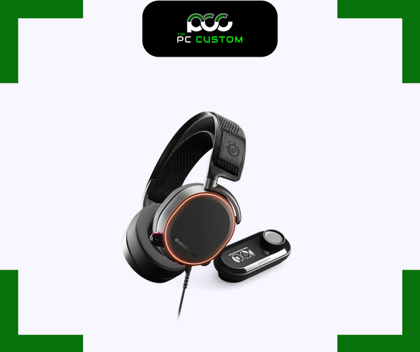  TAI NGHE GAMING CÓ DÂY ARCTIS PRO KÈM GAMEDAC MÀU ĐEN STEELSERIES 