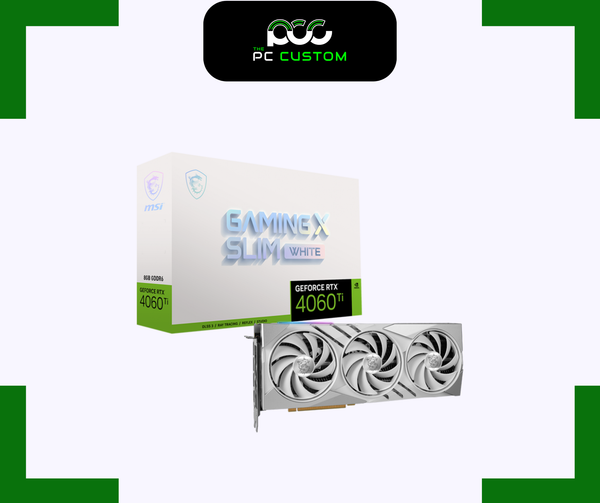  MSI RTX 4060 TI GAMING X SLIM WHITE 8GB 