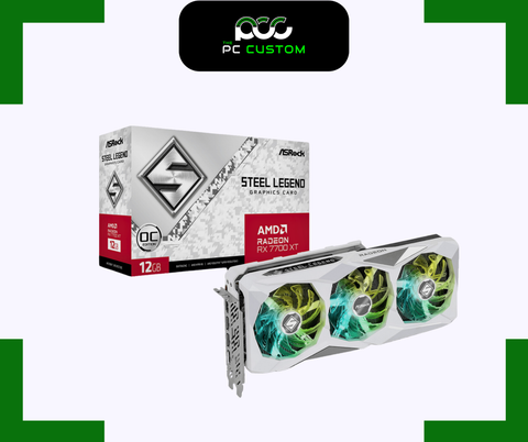  VGA ASROCK RX 7700 XT STEEL LEGEND 12GB OC 