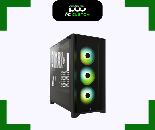  CORSAIR iCUE 4000X RGB TG BLACK/WHITE 