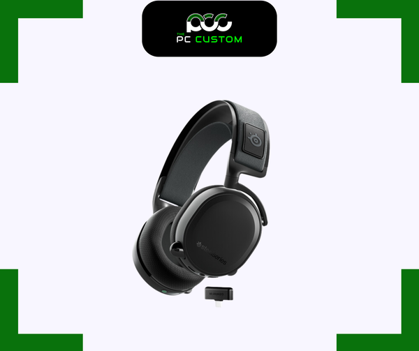  TAI NGHE GAMING KHÔNG DÂY ARCTIS 7+ WIRELESS MÀU ĐEN STEELSERIES 