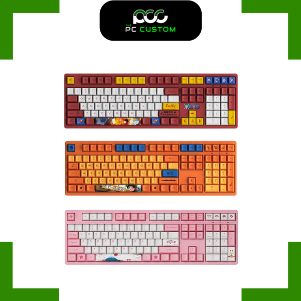  BÀN PHÍM CƠ AKKO 3108 RF One Piece - Luffy / Dragon Ball Z - Goku / World Tour Tokyo 