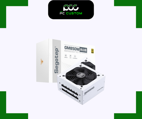  PSU SEGOTEP GM850W 850W PCIE 5.0 ATX 3.0 80 PLUS GOLD WHITE 