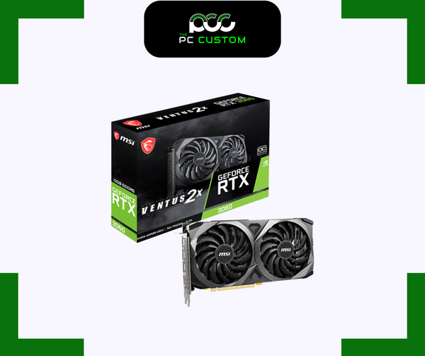  MSI RTX 3060 VENTUS 2X BLACK OC 12G 