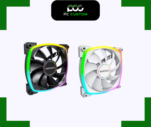  FAN MONTECH AX 140MM PWM BLACK/WHITE 