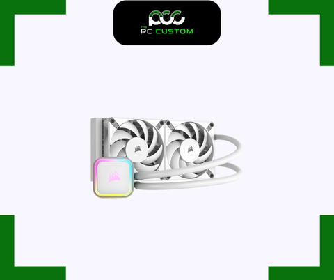  TẢN NHIỆT NƯỚC CORSAIR H100i RGB ELITE WHITE 