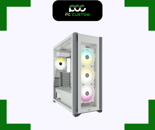  CORSAIR iCUE 7000DX RGB TG BLACK/WHITE 