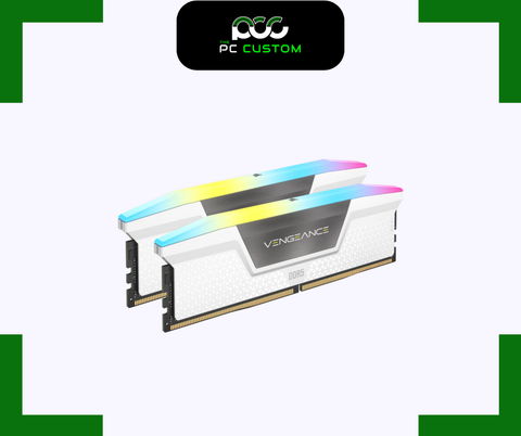  RAM CORSAIR VENGEANCE RGB 32GB (16GBx2) 6000MHz DDR5 WHITE 