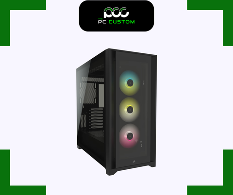  CORSAIR iCUE 5000X RGB TG BLACK/WHITE 