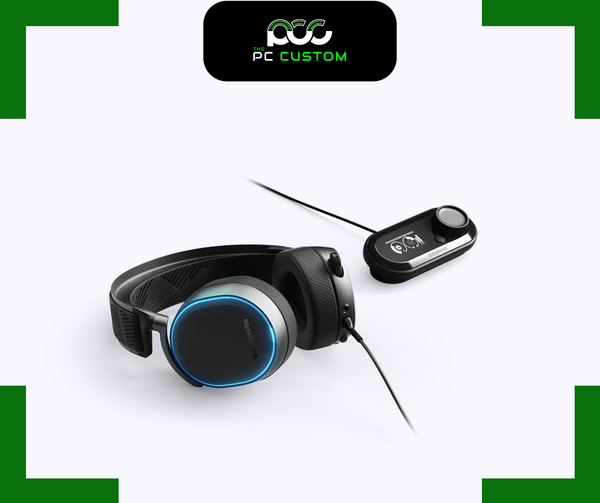  TAI NGHE GAMING CÓ DÂY ARCTIS PRO KÈM GAMEDAC MÀU ĐEN STEELSERIES 