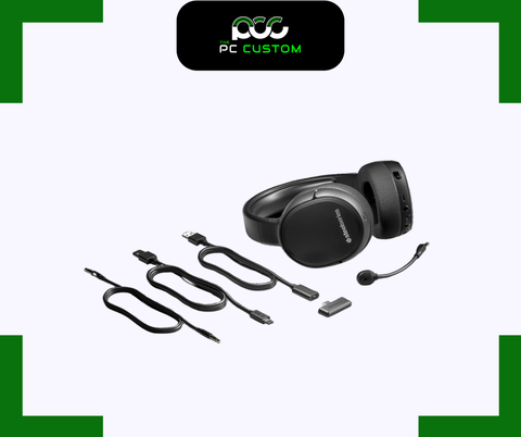  TAI NGHE GAMING KHÔNG DÂY ARCTIS 1 WIRELESS MÀU ĐEN STEELSERIES 