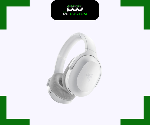  TAI NGHE GAMING KHÔNG DÂY RAZER BARRACUDA - MERCURY WHITE 