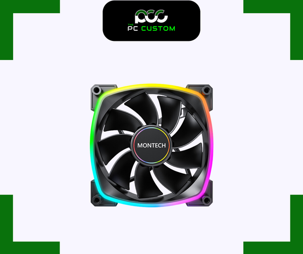  FAN MONTECH RX 140MM PWM BLACK/WHITE 