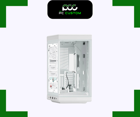  CASE HYTE Y70 FULL WHITE 3FAN, RISER CABLE 4.0 