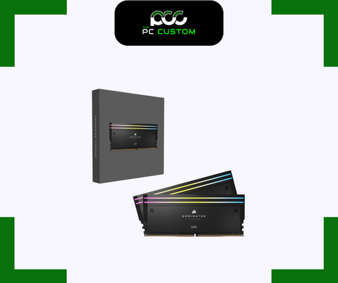  RAM CORSAIR DOMINATOR TITANIUM RGB 32GB (16GBx2) 6000MT/s DDR5 BLACK 