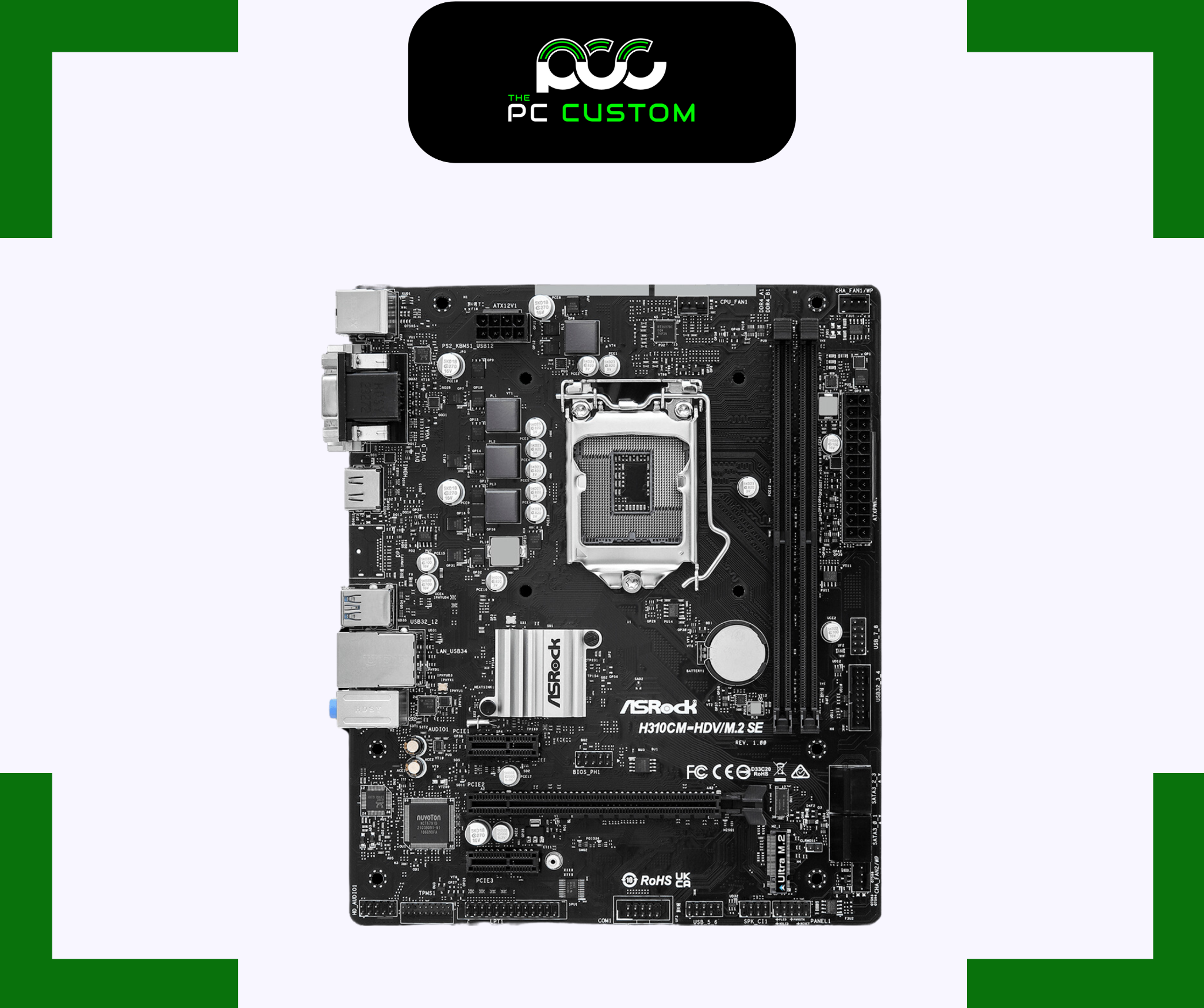 ASROCK H310CM-HDV/M2 SE– The PC Custom