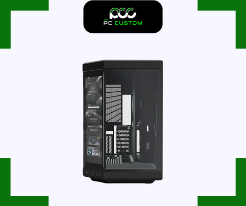  CASE HYTE Y70 FULL BLACK 3FAN, RISER CABLE 4.0 
