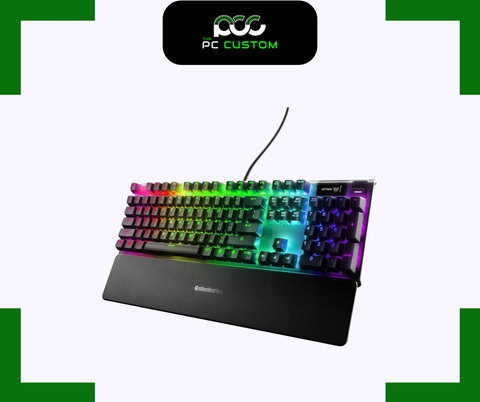  BÀN PHÍM GAMING APEX PRO + KÊ TAY STEELSERIES 