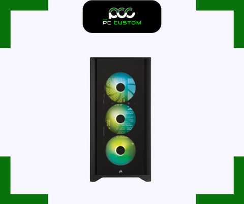  CORSAIR iCUE 4000X RGB TG BLACK/WHITE 