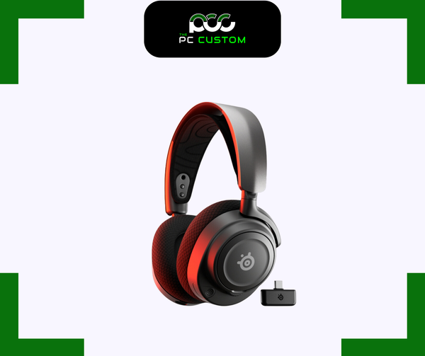  TAI NGHE GAMING ARCTIS NOVA 7 WIRELESS MÀU ĐEN STEELSERIES 