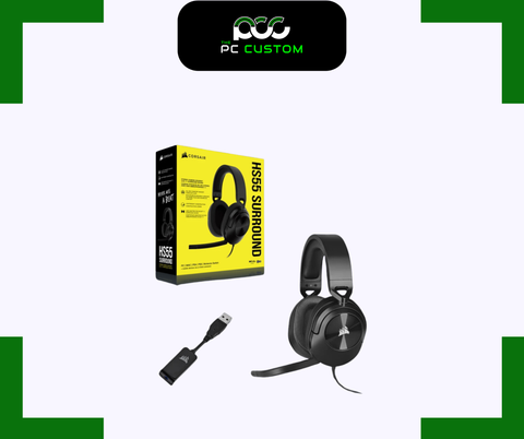  TAI NGHE CORSAIR HS55 SURROUND CARBON 