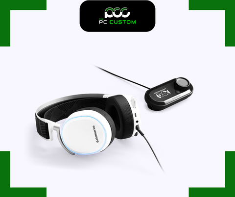  TAI NGHE GAMING CÓ DÂY ARCTIS PRO KÈM GAMEDAC MÀU TRẮNG STEELSERIES 