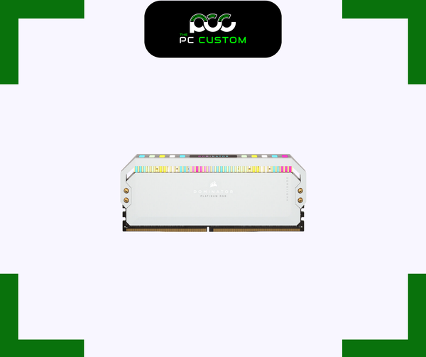  RAM CORSAIR DOMINATOR PLATINUM RGB 32GB (16GBx2) 5600MHz DDR5 WHITE 