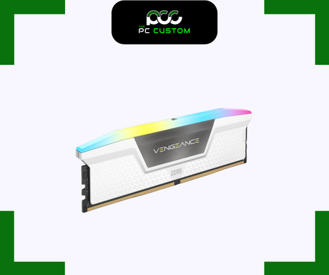  RAM CORSAIR VENGEANCE RGB 32GB (16GBx2) 5200MHz DDR5 WHITE 