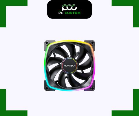  FAN MONTECH AX 140MM PWM BLACK/WHITE 