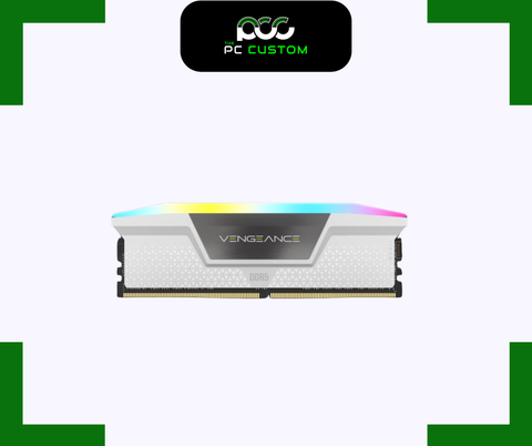  RAM CORSAIR VENGEANCE RGB 32GB (16GBx2) 6000MHz DDR5 WHITE 