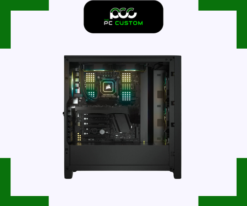  CORSAIR iCUE 4000X RGB TG BLACK/WHITE 