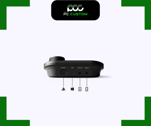  TAI NGHE GAMING CÓ DÂY ARCTIS PRO KÈM GAMEDAC MÀU ĐEN STEELSERIES 