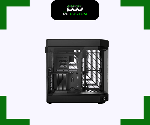  CASE HYTE Y60 FULL BLACK 3FAN, RISER CABLE 4.0 