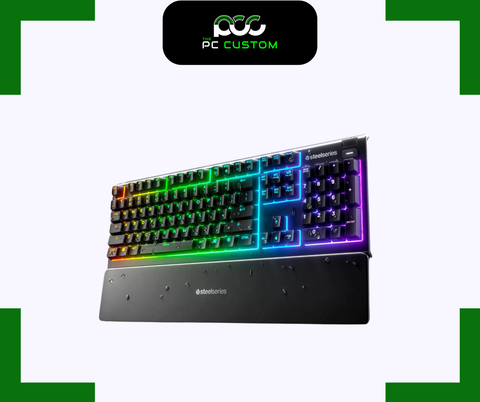  BÀN PHÍM GAMING APEX 3 + KÊ TAY STEELSERIES 