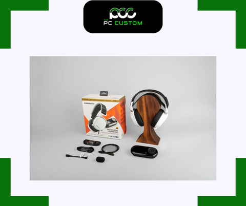  TAI NGHE GAMING CÓ DÂY ARCTIS PRO KÈM GAMEDAC MÀU TRẮNG STEELSERIES 