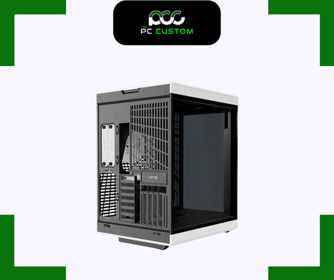  CASE HYTE Y70 BLACK WHITE 3FAN, RISER CABLE 4.0 
