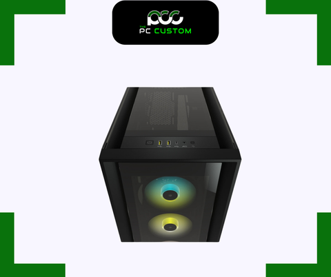  CORSAIR iCUE 5000X RGB TG BLACK/WHITE 