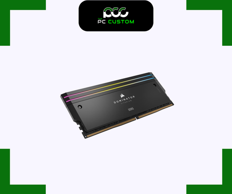  RAM CORSAIR DOMINATOR TITANIUM RGB 32GB (16GBx2) 7200MT/s DDR5 BLACK 
