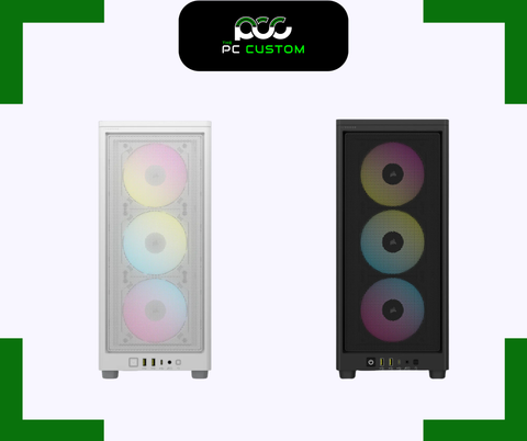  CORSAIR iCUE 2000D RGB AIRFLOW ITX TOWER BLACK/WHITE 