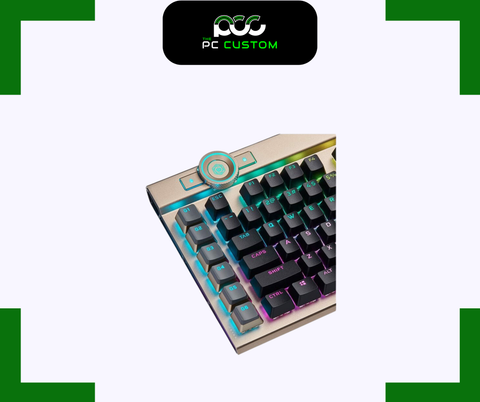  BÀN PHÍM CORSAIR K100 MIDNIGHT GOLD-OPX RF-RGB 
