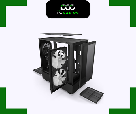  CASE NZXT H5 FLOW RGB BLACK 