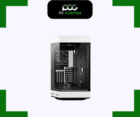  CASE HYTE Y60 BLACK WHITE 3FAN, RISER CABLE 4.0 