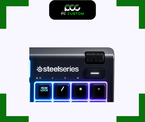  BÀN PHÍM GAMING APEX 3 + KÊ TAY STEELSERIES 
