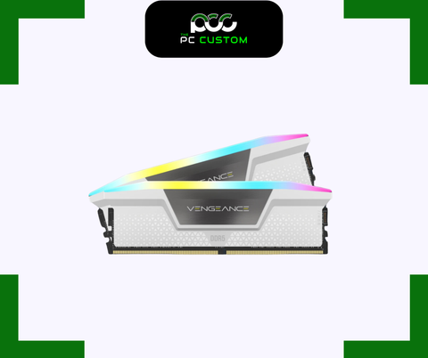  RAM CORSAIR VENGEANCE RGB 32GB (16GBx2) 5200MHz DDR5 WHITE 