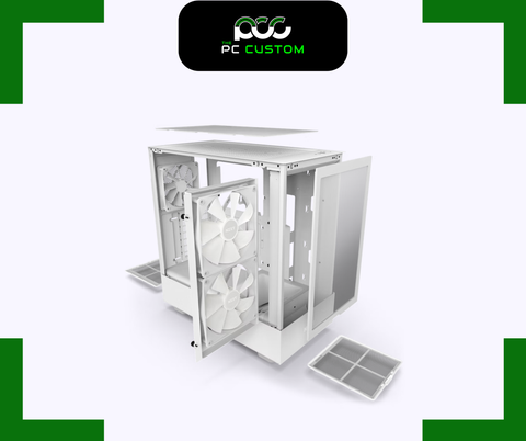  CASE NZXT H5 FLOW RGB WHITE 