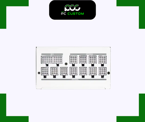  PSU SUPER FLOWER LEADEX VI 1000W PCIE 5.0 80 PLUS PLATINUM PRO BLACK/WHITE 