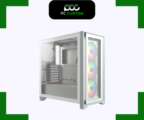  CORSAIR iCUE 4000X RGB TG BLACK/WHITE 