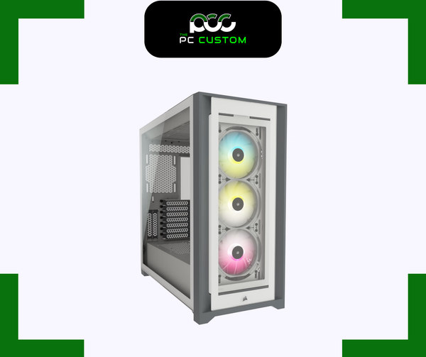  CORSAIR iCUE 5000X RGB TG BLACK/WHITE 